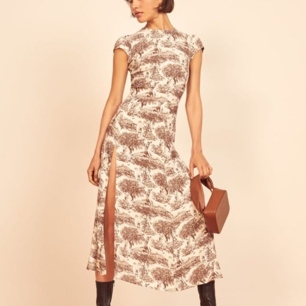 Reformation Gavin Dress in Rousseau